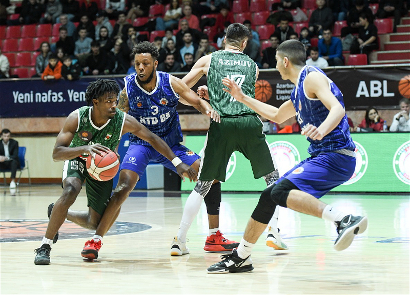 Захватывающее шоу в матче 15-го тура Баскетбольной лиги Азербайджана