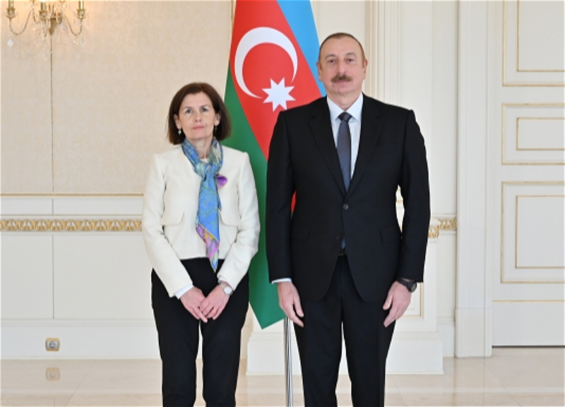 Ильхам Алиев принял верительные грамоты нового посла Франции в Азербайджане - ФОТО