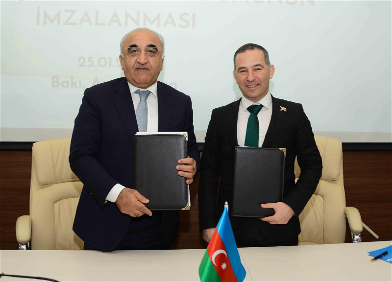 Подписан меморандум между ОАО «Азерлотерея» и UNEC - ФОТО