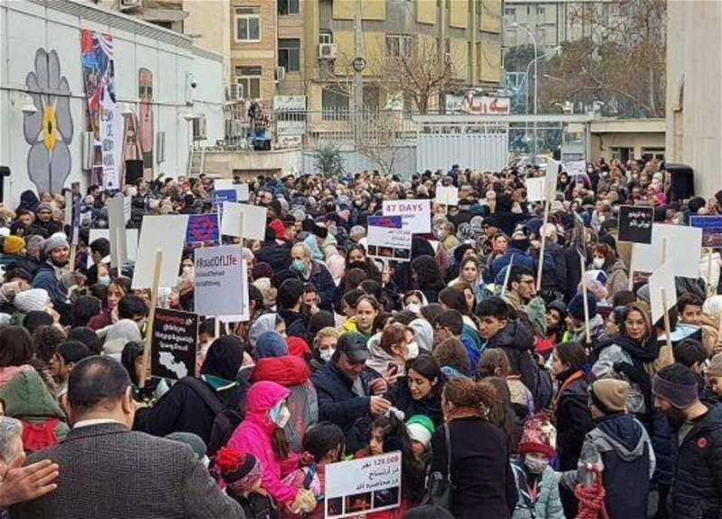 Еще одна недружественная выходка Ирана: Антиазербайджанская акция армян в день трагедии