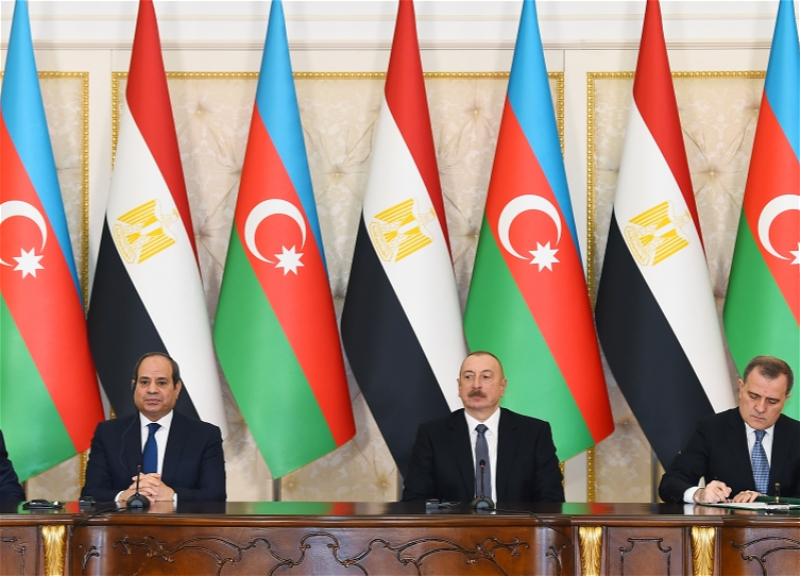 Состоялось подписание азербайджано-египетских документов - ФОТО