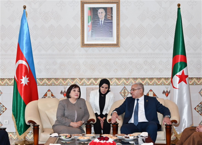 Председатель Милли Меджлиса Сахиба Гафарова находится с визитом в Алжире - ФОТО