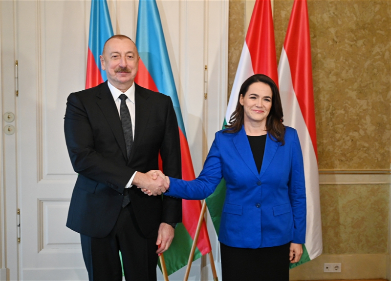 В Будапеште состоялась встреча президентов Азербайджана и Венгрии один на один - ФОТО