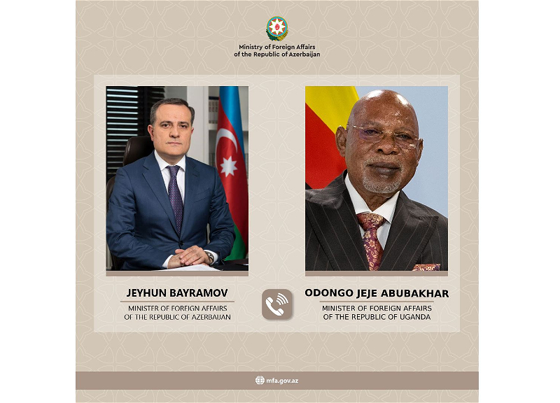 Состоялся телефонный разговор глав МИД Азербайджана и Уганды