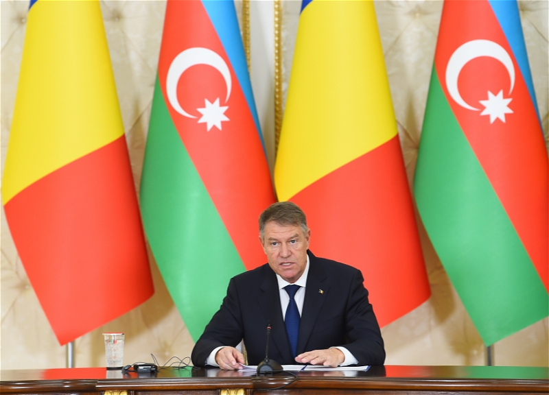 Клаус Йоханнис: Румыния является первым членом Европейского Союза, подписавшим с Азербайджаном документ о стратегическом партнерстве