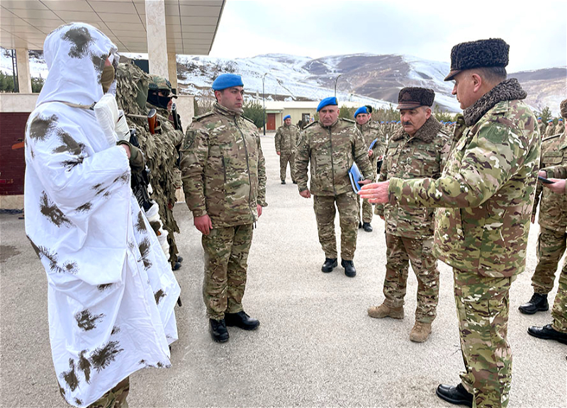 Начальник Генерального штаба проверил ход интенсивной боевой подготовки воинских частей - ФОТО