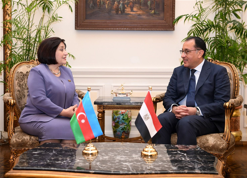 Состоялась встреча председателя Милли Меджлиса Азербайджана с премьер-министром Египта - ФОТО