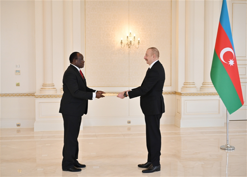 Ильхам Алиев принял верительные грамоты новоназначенного посла Намибии в Азербайджане - ФОТО