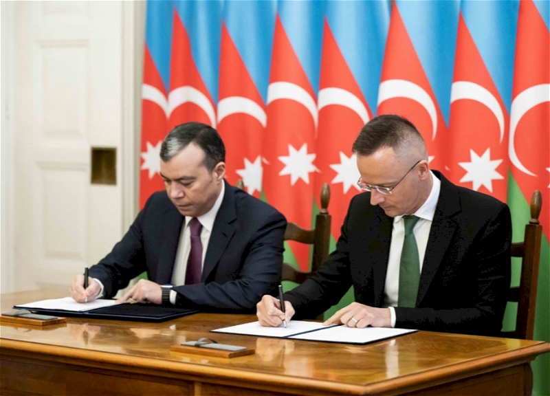 В Будапеште состоялось заседание Совместной комиссии между правительствами Азербайджана и Венгрии - ФОТО