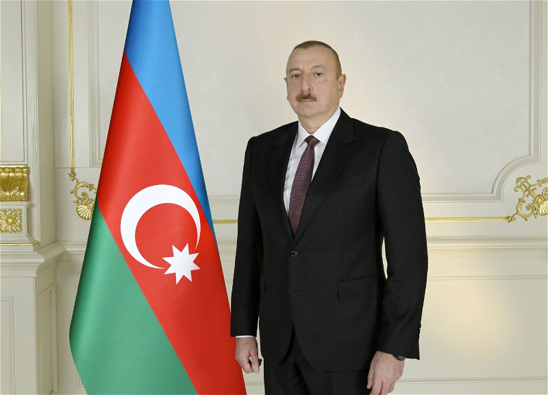 Президент Ильхам Алиев дал интервью в Мюнхене азербайджанским телеканалам - ВИДЕО