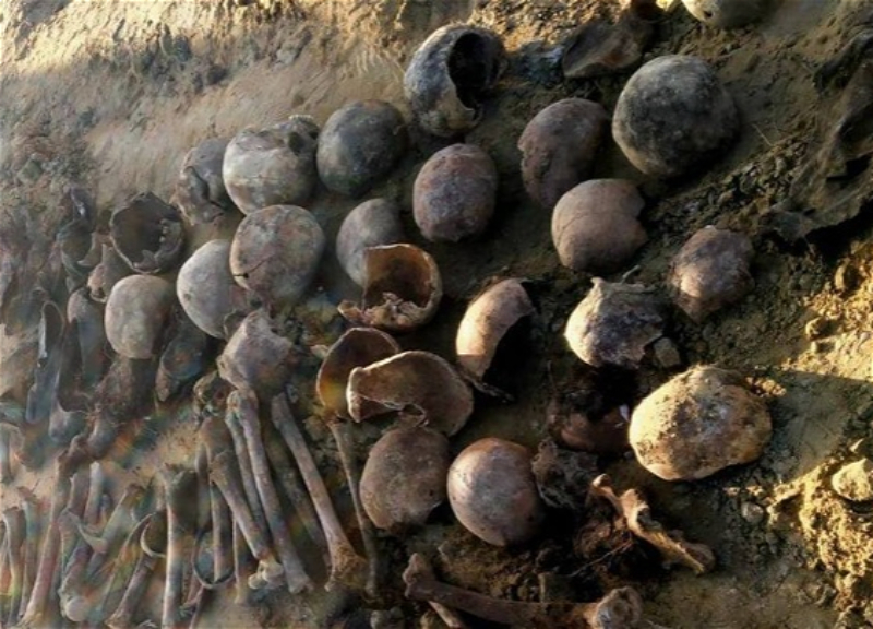 На берегу Каспия нашли массовое захоронение
