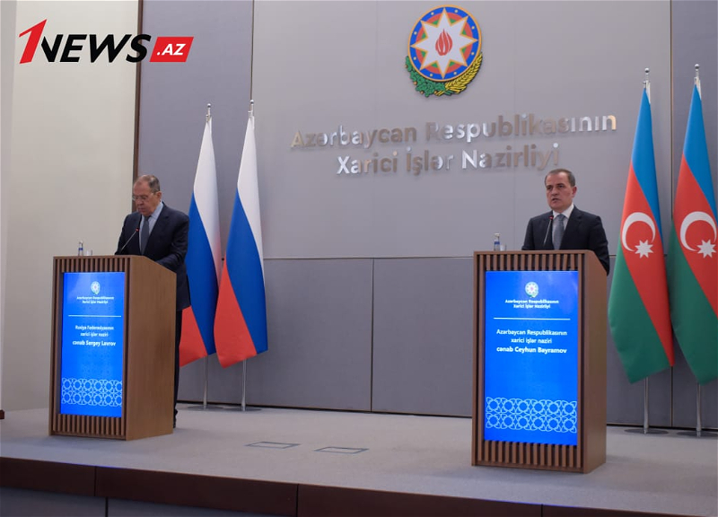 Ceyhun Bayramov və Sergey Lavrov Cənubi Qafqazdakı vəziyyəti müzakirə ediblər