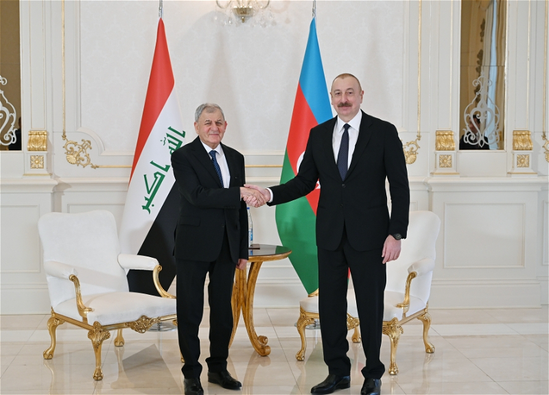 Ильхам Алиев встретился с президентом Ирака - ФОТО