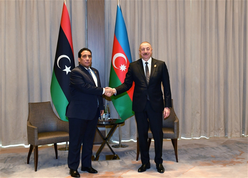Президент Азербайджана встретился с председателем Президентского совета Ливии - ФОТО