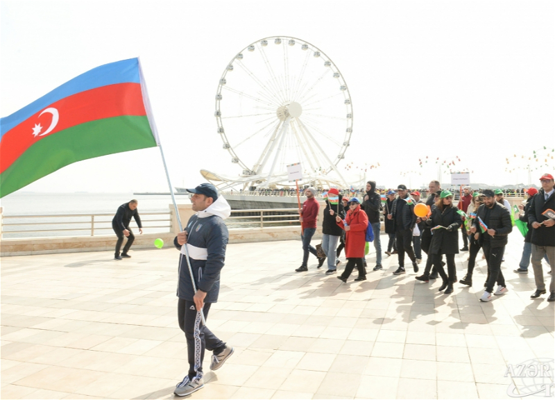 В Баку состоялся спортивный парад - ФОТО