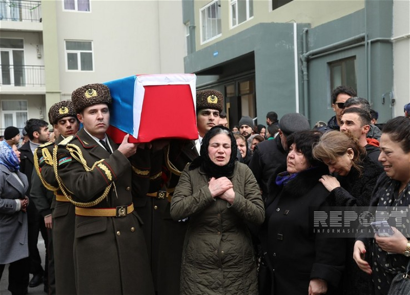 Şəhid Şəhriyar Əlibəyli II Şəhidlər xiyabanında dəfn edilir