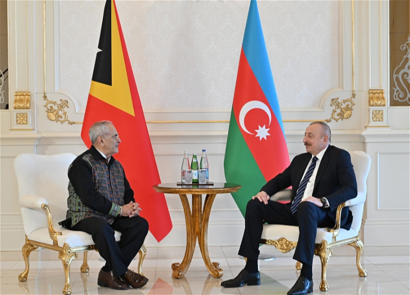 Ильхам Алиев встретился с Президентом Тимор-Леcте