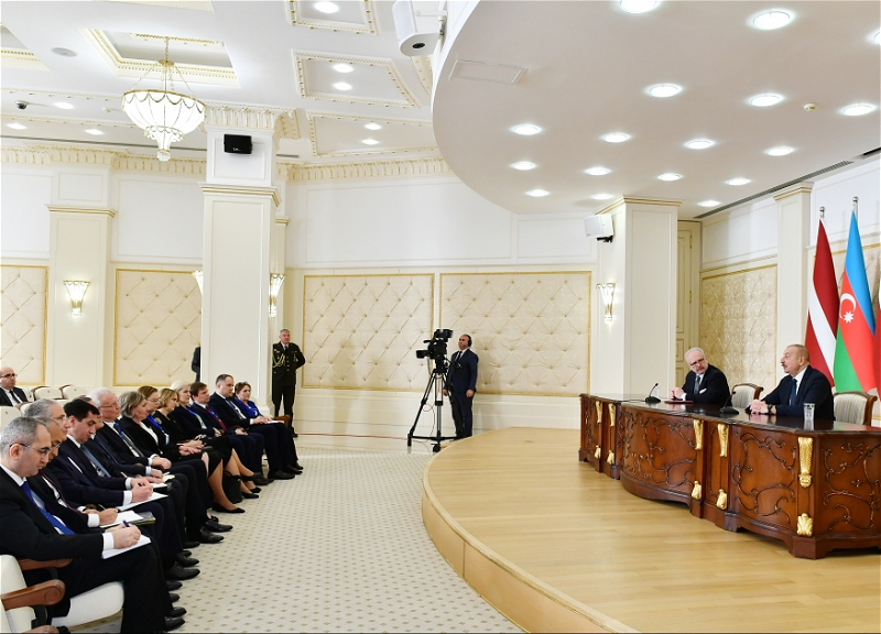 Президент: Латвия играет важную роль в успешно развивающемся сотрудничестве между ЕС и Азербайджаном