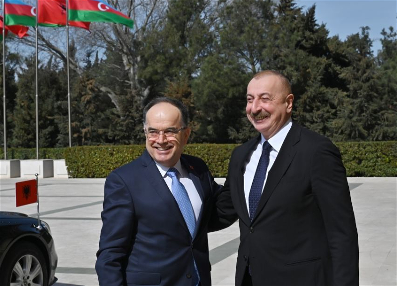 Президент Ильхам Алиев встретился с Президентом Албании Байрамом Бегаем - ФОТО