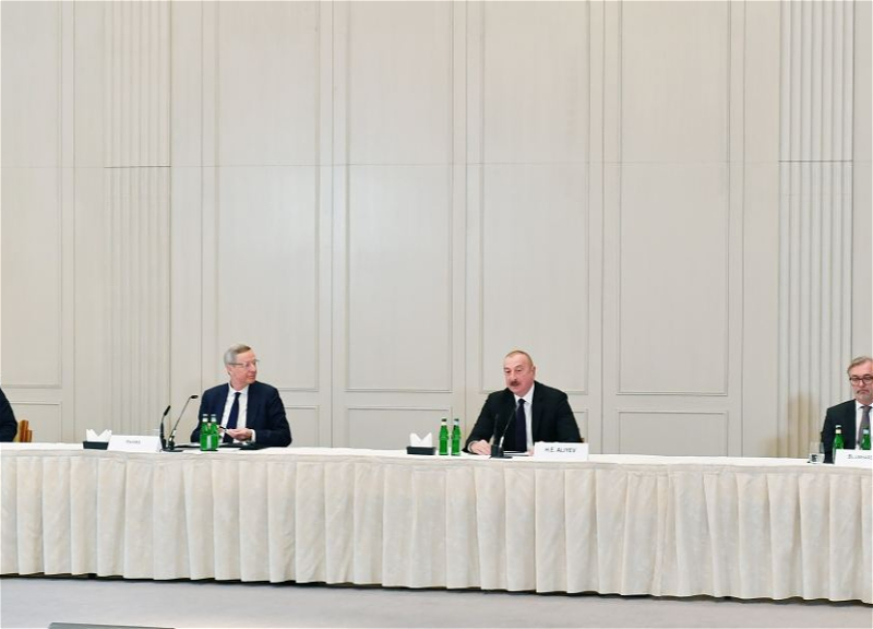 Состоялась встреча Президента Азербайджана Ильхама Алиева с деловыми людьми Германии - ФОТО