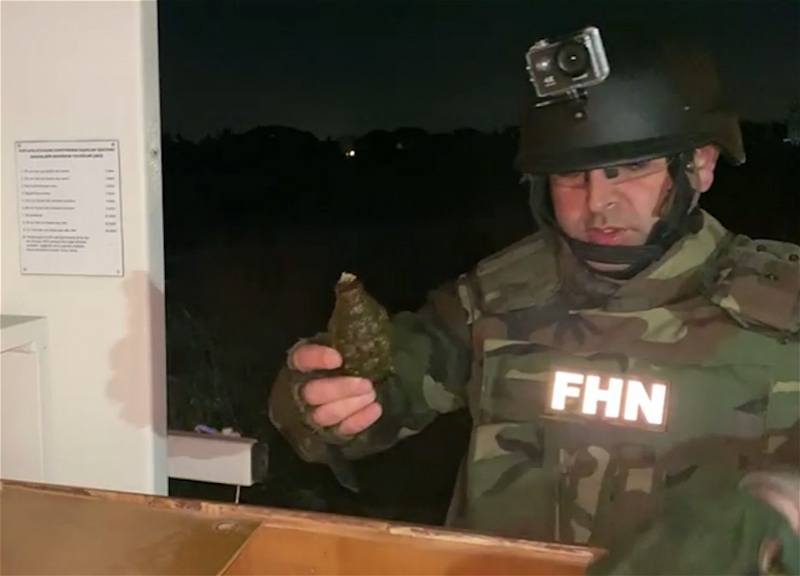 На территории Сабунчинского района нашли гранату - ФОТО - ВИДЕО