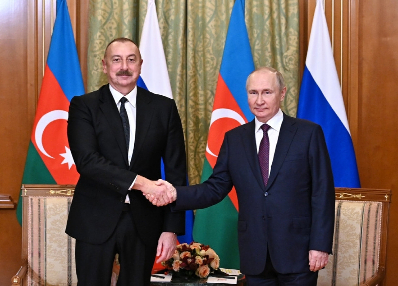 Ильхам Алиев и Владимир Путин обсудили меры по безопасности и стабильности на Южном Кавказе