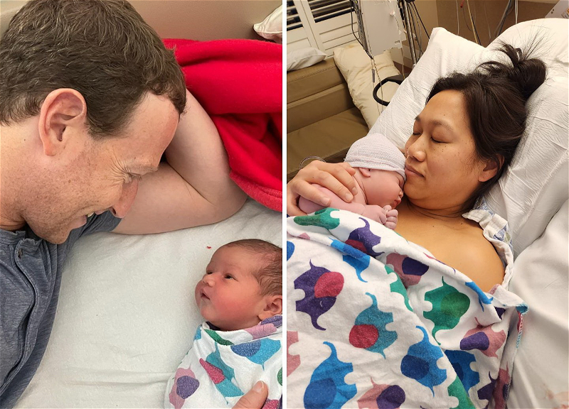 Марк Цукерберг стал отцом в третий раз и показал новорожденного ребенка - ФОТО