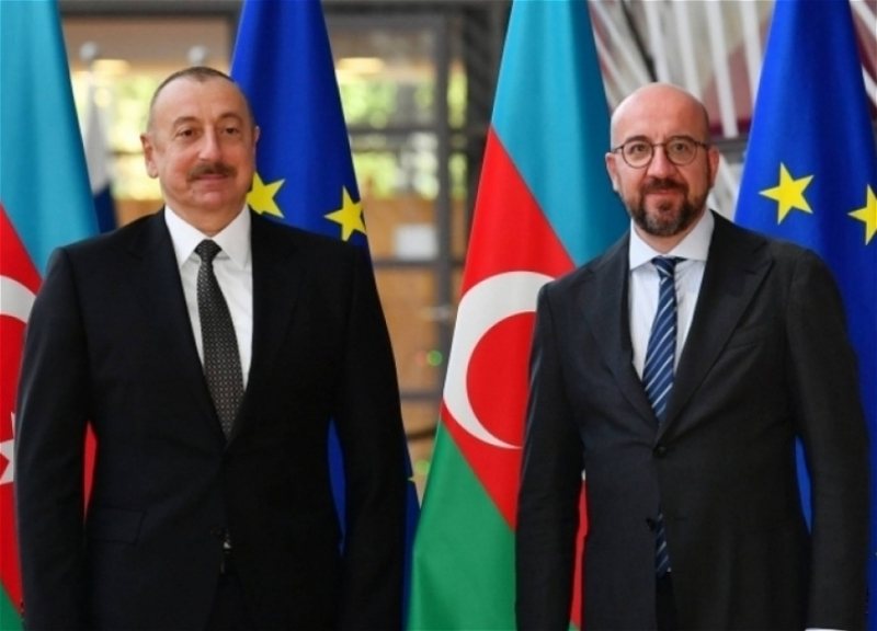 Президент Ильхам Алиев проинформировал Шарля Мишеля о ситуации вокруг дороги Лачин-Ханкенди