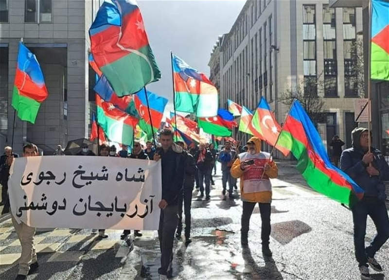 В Брюсселе завершился многолюдный митинг в поддержку тюрок Южного Азербайджана - ВИДЕО - ОБНОВЛЕНО