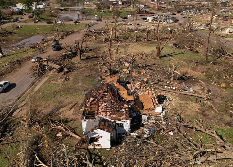 В Миссисипи объявлена чрезвычайная ситуация из-за торнадо