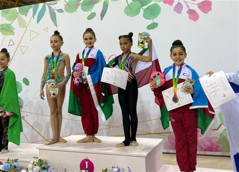 Азербайджанские гимнастки завоевали на международном турнире 9 золотых медалей - ФОТО