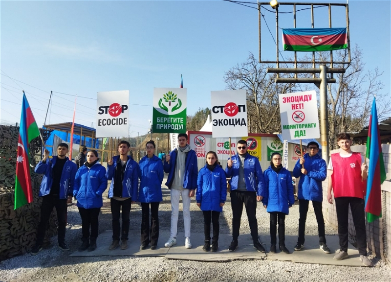 Laçın-Xankəndi yolunda keçirilən ekoaksiya 107 gündür davam edir