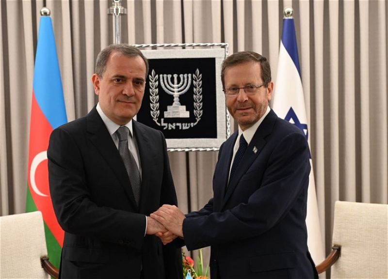 İsrail Prezidenti Ceyhun Bayramovla görüşdü