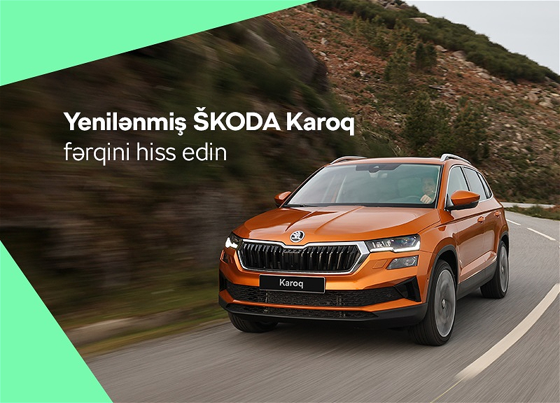 Yenilənmiş ŠKODA Karoq Azərbaycanda görünməyə hazırdır! - FOTO