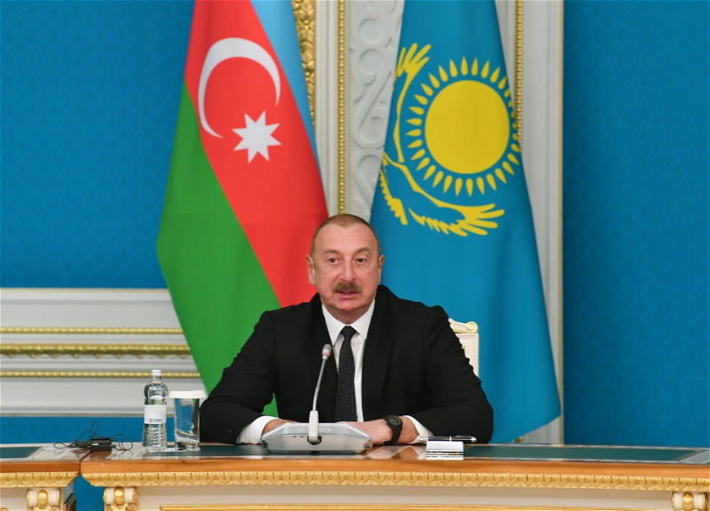 Президент: Азербайджан и Казахстан испытывают друг к другу братские чувства