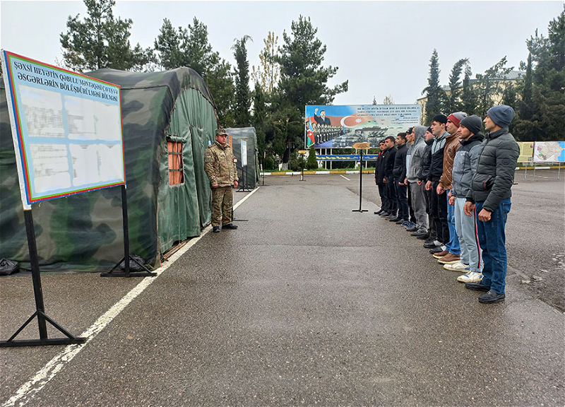 В Азербайджане проводятся учебные сборы военнообязанных - ФОТО