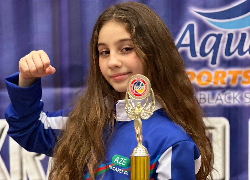 11-летняя азербайджанка за полтора года дошла до титула чемпиона Европы по карате – ФОТО