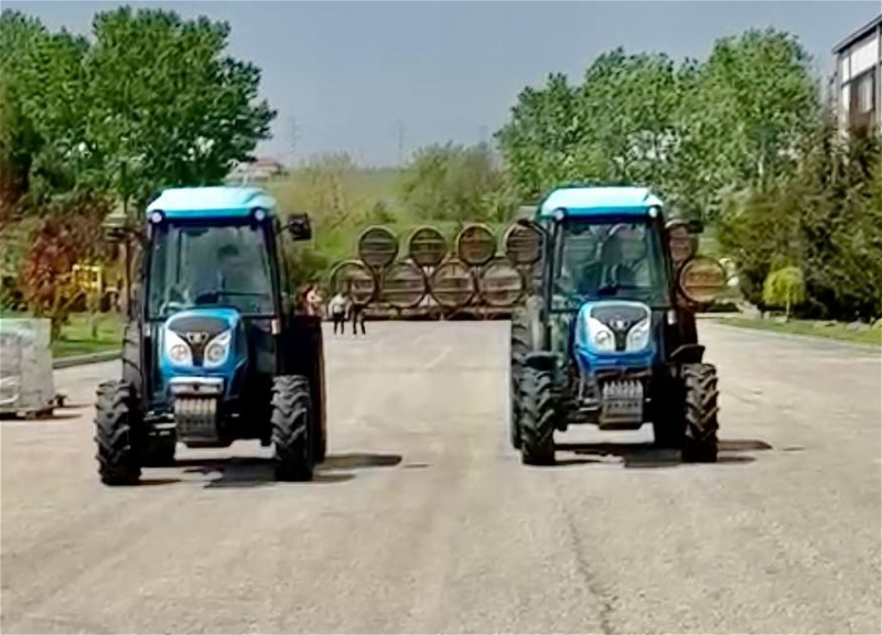 История трактора Landini - подарок от ректора молодежи в свой день рождения - ВИДЕО