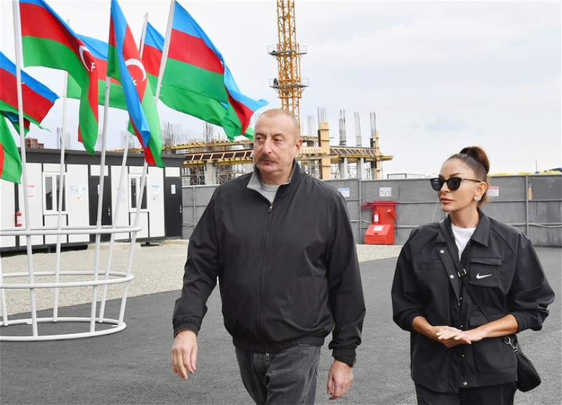 İlham Əliyev və Mehriban Əliyeva Xocavənd rayonuna səfər ediblər - Yenilənib