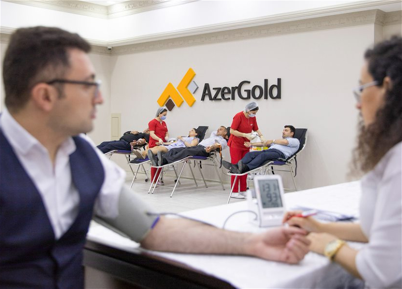 В ЗАО «AzerGold» состоялась акция по сдаче крови, приуроченная к 100-летнему юбилею Общенационального Лидера Гейдара Алиева - ФОТО