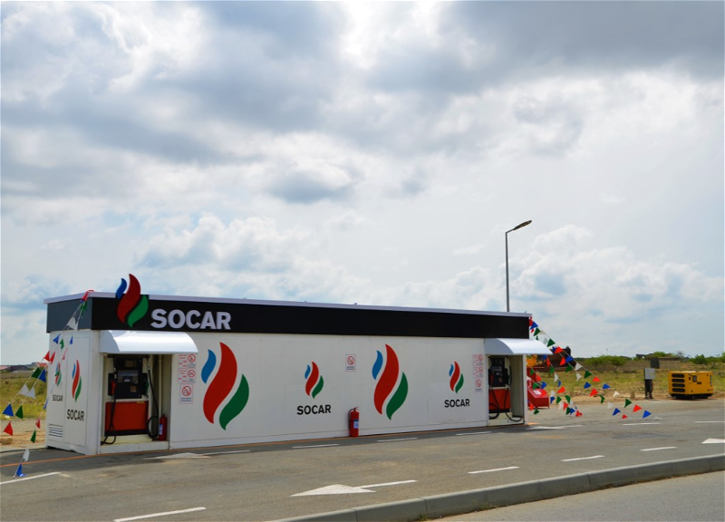 Nardaranda SOCAR brendli modul tipli yanacaqdoldurma stansiyası istifadəyə verilib - FOTO