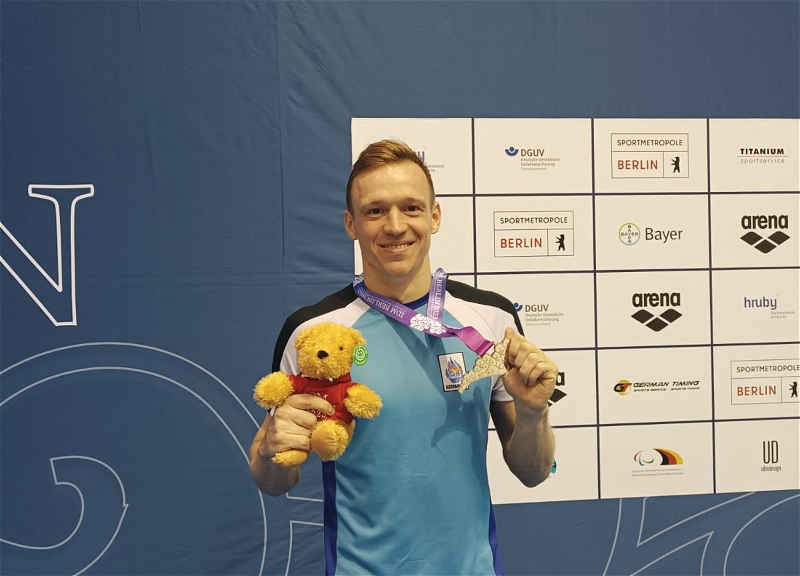 Азербайджанский пловец выиграл еще одну медаль в Германии