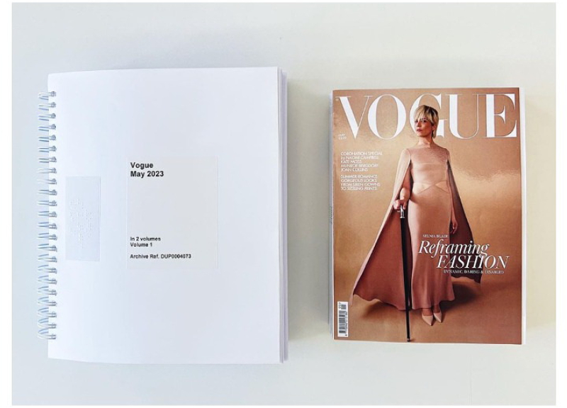 Впервые в истории Vogue выпустил номер, напечатанный шрифтом Брайля – ФОТО  | 1news.az | Новости