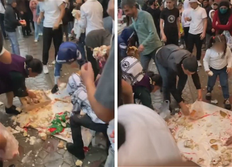 Битва за бесплатный торт. О позорном инциденте на Фестивале клубники в Джалилабаде – ФОТО – ВИДЕО