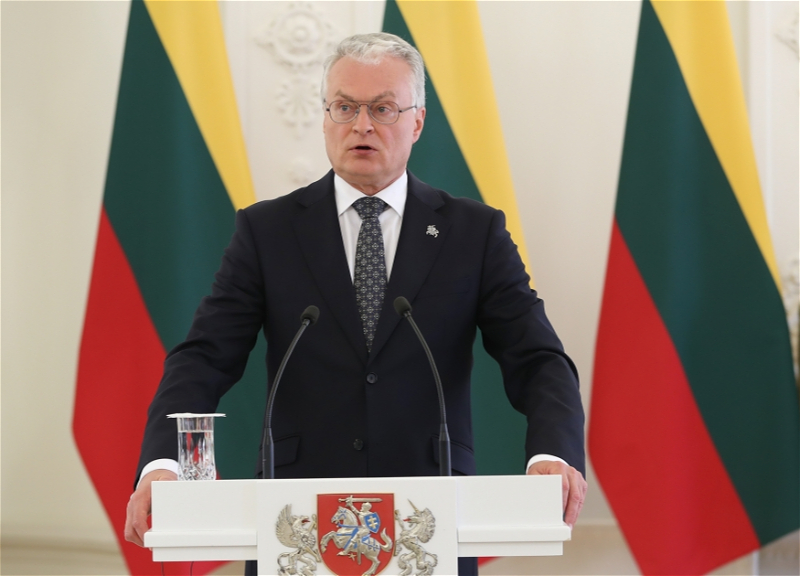 Гитанас Науседа: Литва выступает за развитие партнерских связей между Европейским Союзом и Азербайджаном