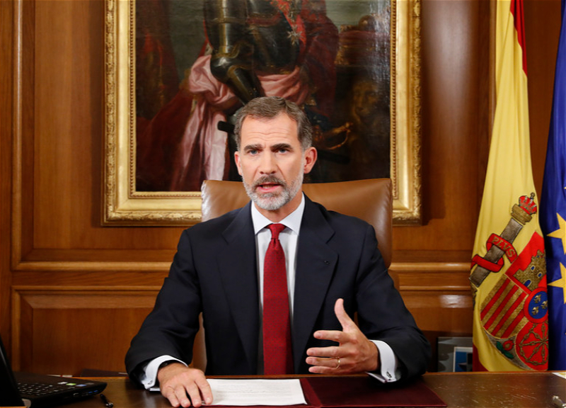 Король Испании поздравил Президента Азербайджана