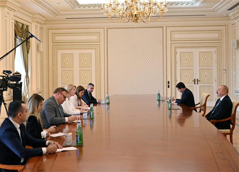Президент Азербайджана принял спикера парламента Монтенегро