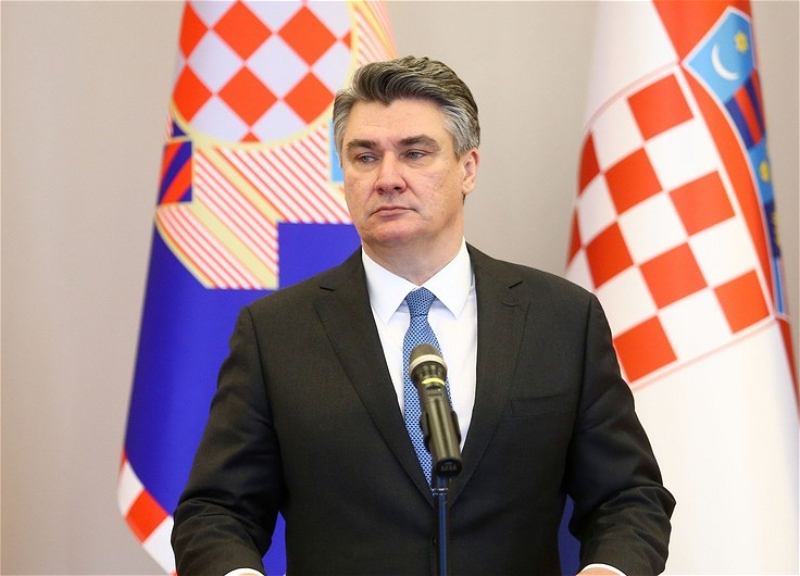 Президент Хорватии рассчитывает на развитие общих связей с Азербайджаном