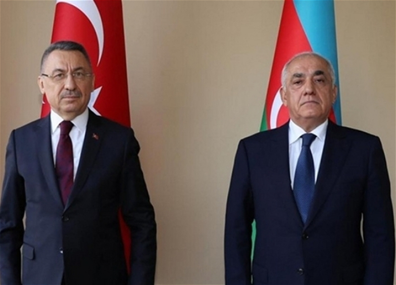 Али Асадов направил поздравительное послание вице-президенту Турции Фуату Октаю