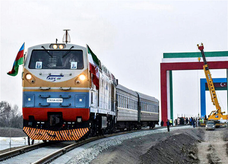 Son 2 ayda İrandan Azərbaycana dəmir yolu nəqliyyatı ilə 120,125 min ton yük daşınıb